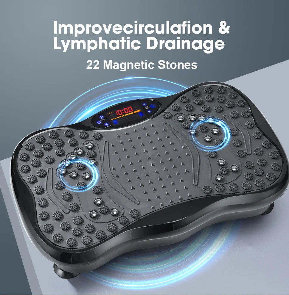 High Quality Vibration Plate Exercise Machine,300-400 Lbs Capacity,Full Body Workout Vibration Platform for Lymphatic Drainage