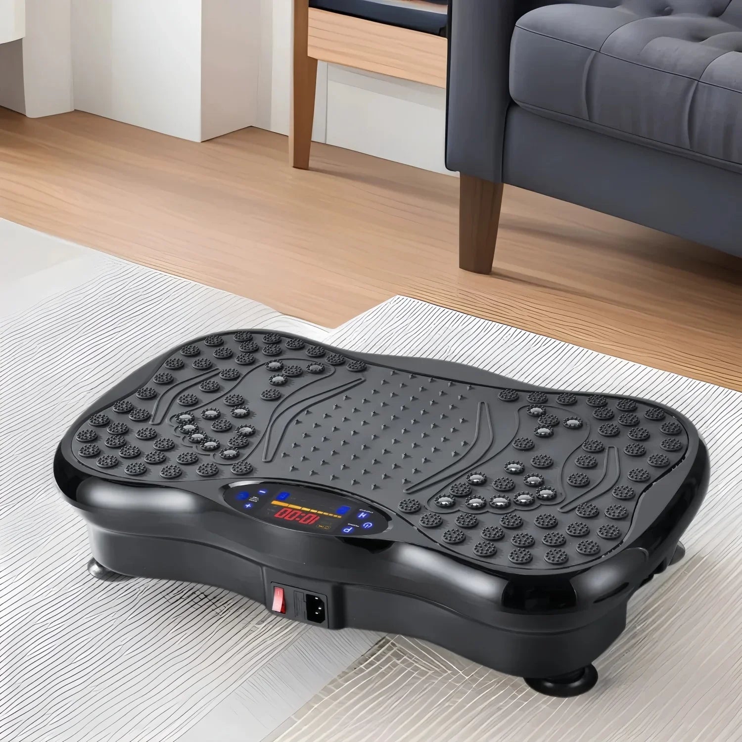 High Quality Vibration Plate Exercise Machine,300-400 Lbs Capacity,Full Body Workout Vibration Platform for Lymphatic Drainage